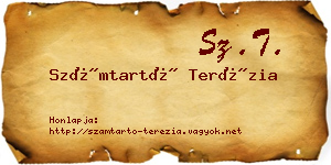 Számtartó Terézia névjegykártya